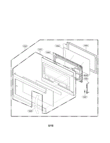 Door Parts parts for Lg Microwave LMHM2237ST / from AppliancePartsPros.com