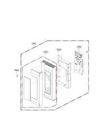 Controller Parts parts for Lg Microwave LMHM2237ST / from AppliancePartsPros.com