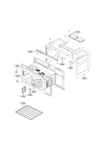 Oven Cavity Parts parts for Lg Microwave LMHM2237ST / from AppliancePartsPros.com