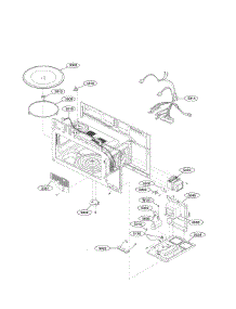 Interior Parts parts for Lg Microwave LMHM2237ST / from AppliancePartsPros.com
