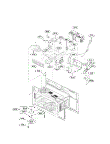 Interior Parts 2 parts for Lg Microwave LMHM2237ST / from AppliancePartsPros.com