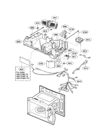 Interior Parts (Ii) parts for Lg Microwave LMV1314SV01 / from AppliancePartsPros.com