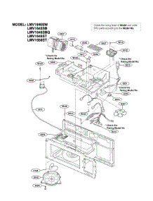 Interior Parts (Ii-I) parts for Lg Microwave LMV1645SW / from AppliancePartsPros.com