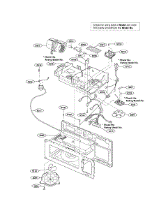 Interior Parts(Ii-Ii) parts for Lg Microwave LMV1650ST from AppliancePartsPros.com