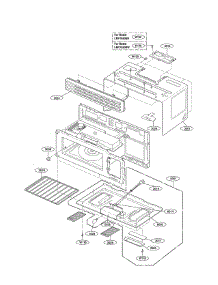Oven Cavity Parts parts for Lg Microwave LMV1650SW / from AppliancePartsPros.com