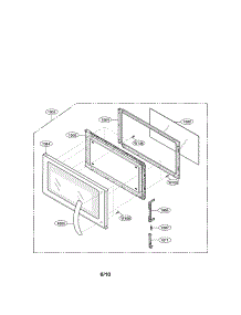 Door Parts parts for Lg Microwave LMV1813SB / from AppliancePartsPros.com