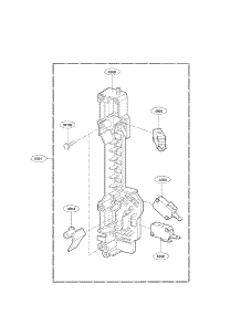 Latch Board Parats parts for Lg Microwave LMV1814SB / from AppliancePartsPros.com