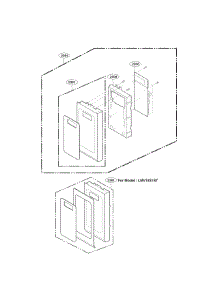 Controller Parts parts for Lg Microwave LMV1831SB / from AppliancePartsPros.com