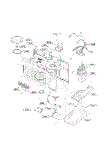 Interior Parts parts for Lg Microwave LMV1831SB / from AppliancePartsPros.com