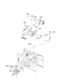 Interior Parts 2 parts for Lg Microwave LMV1831ST / from AppliancePartsPros.com