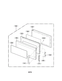 Door Parts parts for Lg Microwave LMV1925SBQ01 / from AppliancePartsPros.com