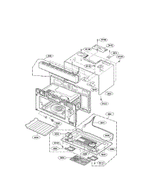 Oven Cavity Parts parts for Lg Microwave LMV1976ST01 / from AppliancePartsPros.com
