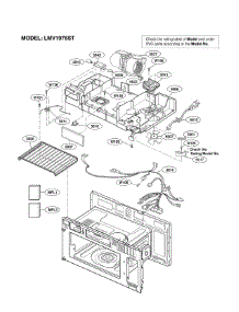 Interior Parts (Ii-I) parts for Lg Microwave LMV1976ST01 / from AppliancePartsPros.com
