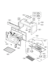 Oven Cavity Parts parts for Lg Microwave LMV2015SW / from AppliancePartsPros.com