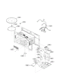 Interior Parts parts for Lg Microwave LMV2031SB / from AppliancePartsPros.com