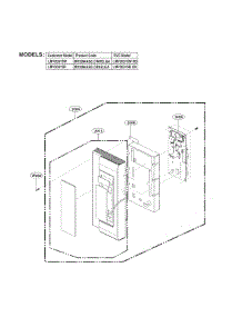 Controller Parts parts for Lg Microwave LMV2031SW / from AppliancePartsPros.com