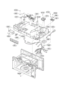 Interior Parts(Ii) parts for Lg Microwave LMV2053SW01 / from AppliancePartsPros.com