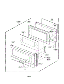 Door Parts parts for Lg Microwave LMVM1955ST / from AppliancePartsPros.com