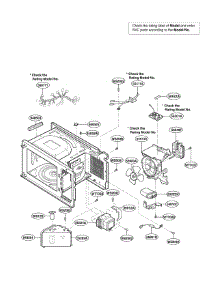 Interior Parts (Ii) parts for Lg Microwave LRM1250B01 / from AppliancePartsPros.com