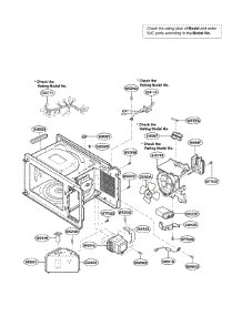 Interior Parts (I) parts for Lg Microwave LRM1250W / from AppliancePartsPros.com