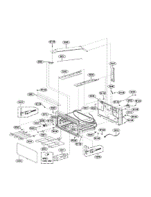 Upper Cavity Parts parts for Lg Range LDE3015SB / from AppliancePartsPros.com