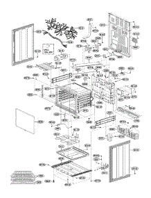 Lower Cavity Parts parts for Lg Range LDE3015SW / from AppliancePartsPros.com
