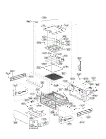 Upper Cavity Parts parts for Lg Range LDE3017SW / from AppliancePartsPros.com