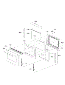 Lower Door Parts parts for Lg Range LDE3031ST / from AppliancePartsPros.com