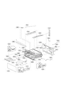 Upper Cavity Parts parts for Lg Range LDE3031ST / from AppliancePartsPros.com