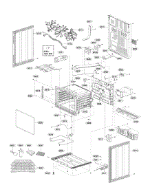 Lower Cavity Parts parts for Lg Range LDE3031ST / from AppliancePartsPros.com