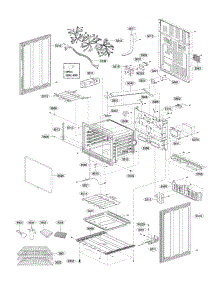 Lower Cavity Parts parts for Lg Range LDE3035SB / from AppliancePartsPros.com