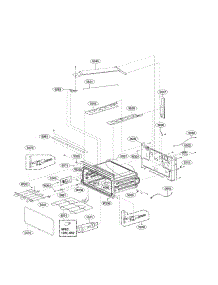 Upper Cavity Parts parts for Lg Range LDE3035SW / from AppliancePartsPros.com