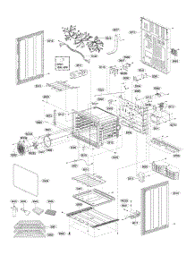 Lower Cavity Parts parts for Lg Range LDE3037SB / from AppliancePartsPros.com