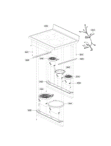 Cooktop Parts parts for Lg Range LDE3037ST / from AppliancePartsPros.com