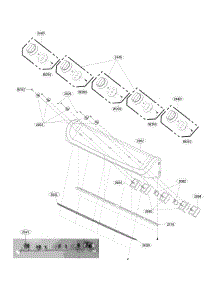 Cooktop Control Parts parts for Lg Range LDE4413ST / 00 from AppliancePartsPros.com