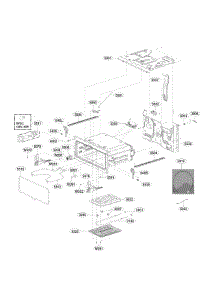 Upper Cavity Parts parts for Lg Range LDE4415BD / from AppliancePartsPros.com