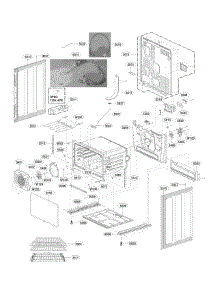 Lower Cavity Parts parts for Lg Range LDE4415BD / from AppliancePartsPros.com
