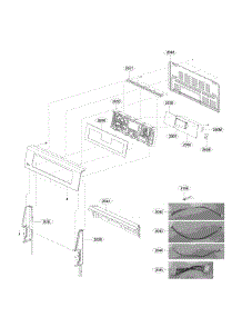 Cooktop Control Parts parts for Lg Range LDE4415ST / from AppliancePartsPros.com