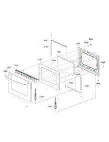 Lower Door Parts parts for Lg Range LDG3011ST / from AppliancePartsPros.com