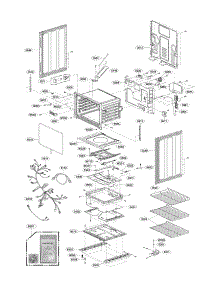 Lower Cavity Parts parts for Lg Range LDG3011ST / from AppliancePartsPros.com