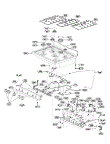 Cooktop Parts parts for Lg Range LDG3015SB / from AppliancePartsPros.com
