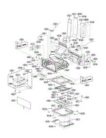 Upper Cavity Parts parts for Lg Range LDG3015SB / from AppliancePartsPros.com