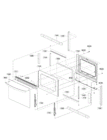 Lower Door Parts parts for Lg Range LDG3015SW / from AppliancePartsPros.com