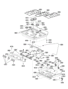 Cooktop Parts parts for Lg Range LDG3016ST / from AppliancePartsPros.com