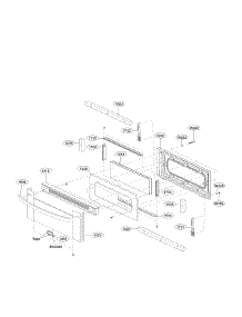 Upper Door Parts parts for Lg Range LDG3036ST / 01 from AppliancePartsPros.com
