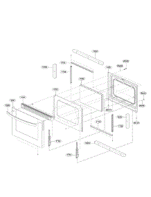 Lower Door Parts parts for Lg Range LDG3036ST / 01 from AppliancePartsPros.com