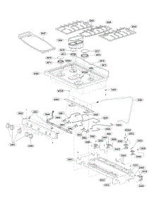 Cooktop Parts parts for Lg Range LDG3036ST / 01 from AppliancePartsPros.com