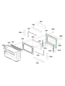 Lower Door Parts parts for Lg Range LDG4315BD / from AppliancePartsPros.com