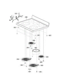 Cooktop Parts parts for Lg Range LRE3025ST / from AppliancePartsPros.com