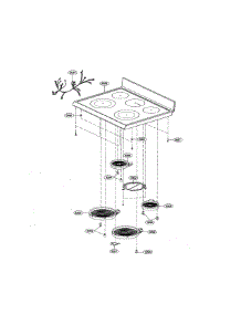 Cooktop parts for Lg Range LRE3027ST / from AppliancePartsPros.com